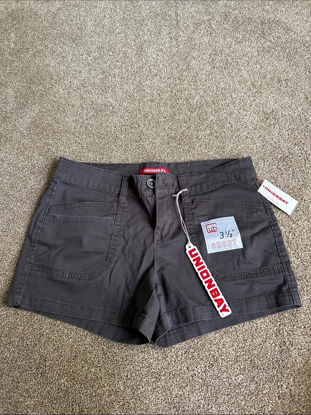 UNIONBAY juniors Charcoal Gray Shorts